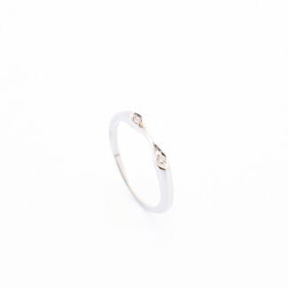 Zlatni prsten - dupli dijamantski završetak